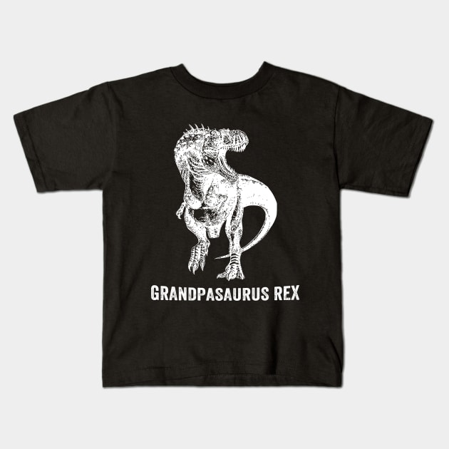 grandpasaurus rex Kids T-Shirt by captainmood